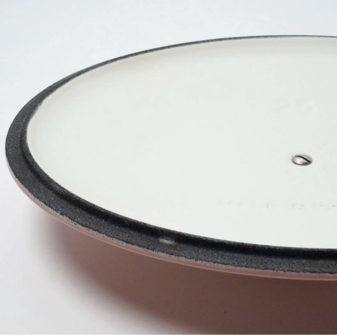 【美品】LE CREUSET　ココット オーバル　パウダーピンク　25cm