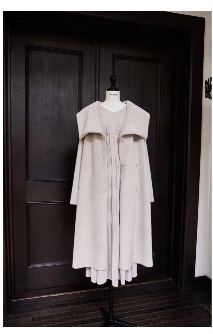 Her lip to Grace Wrap Coat ベージュ M