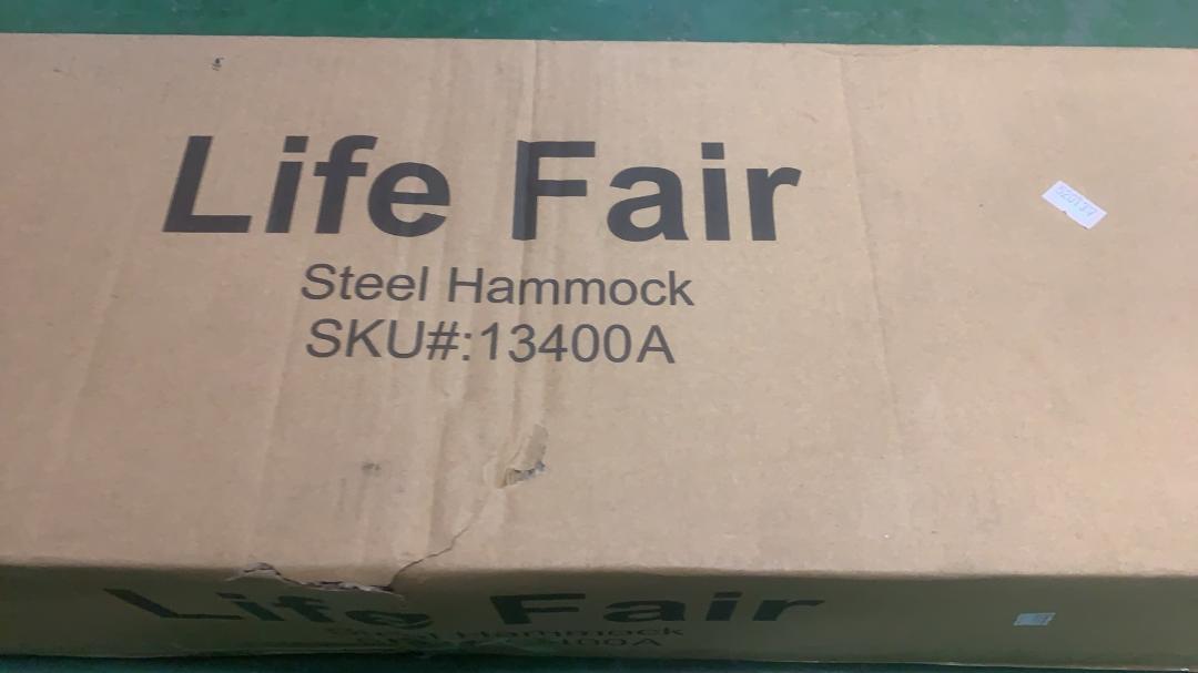 未開封 LifeFair ハンモック 自立式スタンドセット ダブルサイズ