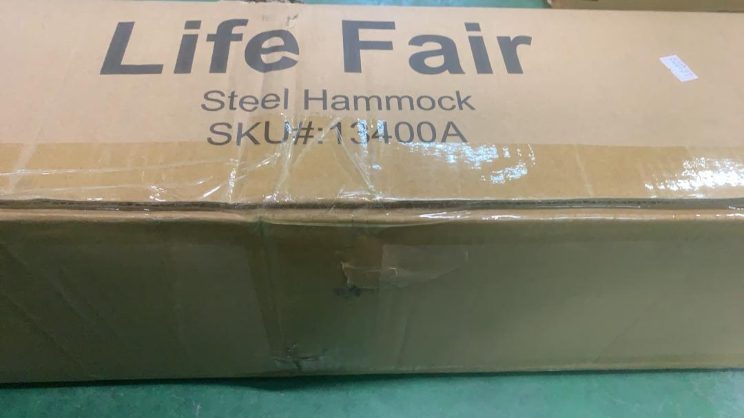 未開封 LifeFair ハンモック 自立式スタンドセット ダブルサイズ
