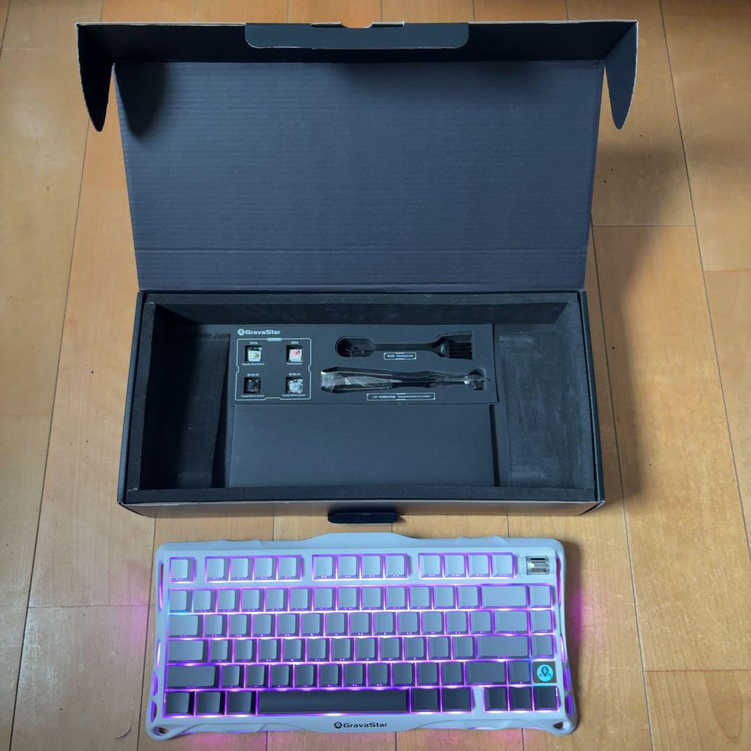 GravaStar グラバスター ゲーミングキーボード 75%配列 無線