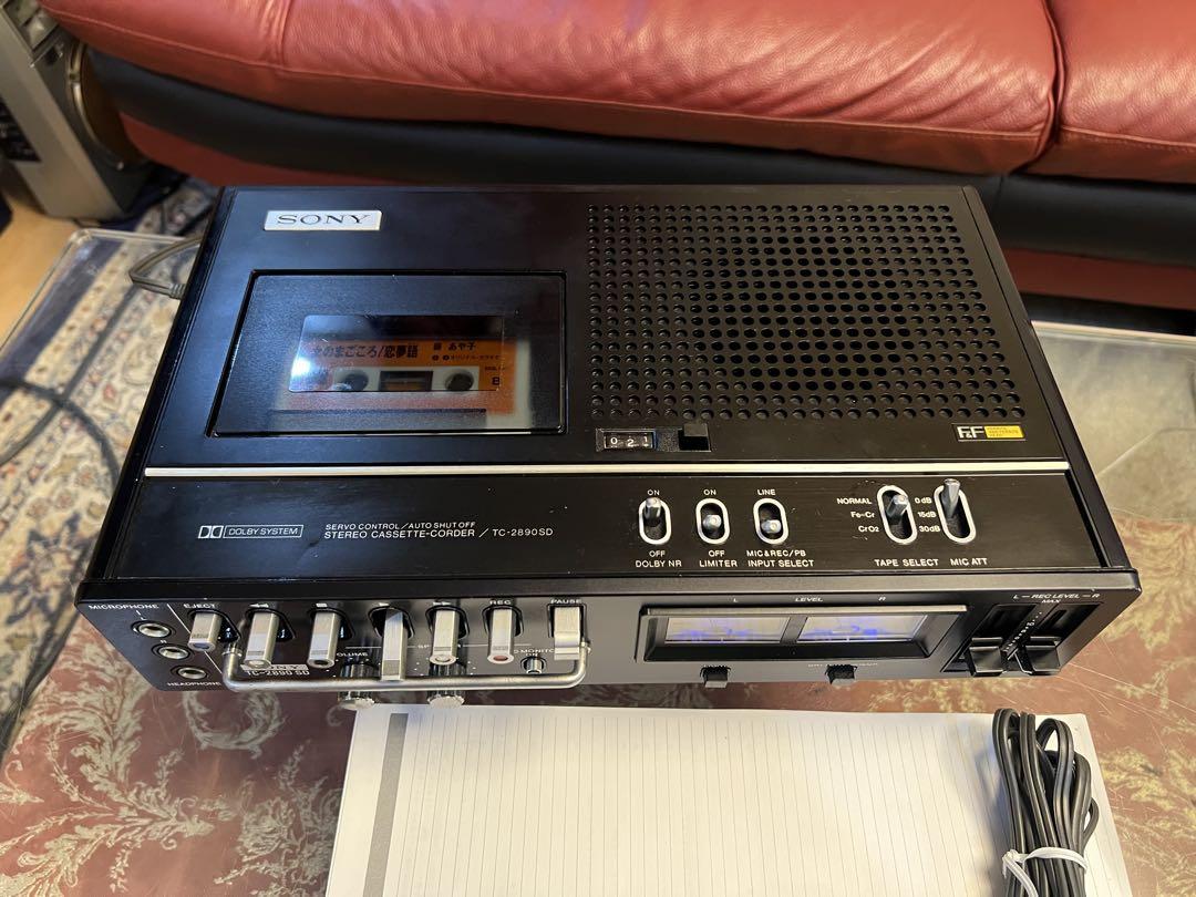 動作確認済み SONY カセットデンスケ TC-2890SD レトロ SONY TC-2890SD(カセットデンスケtypeIIIDX)の仕様 ソニー