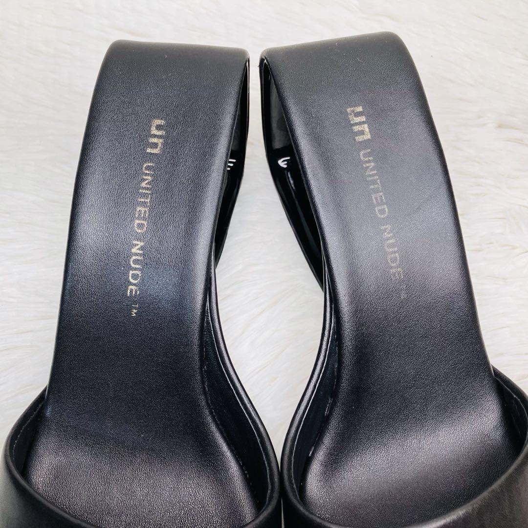 UN United Nude 38 レザーサンダル ユナイテッドヌード ブラック