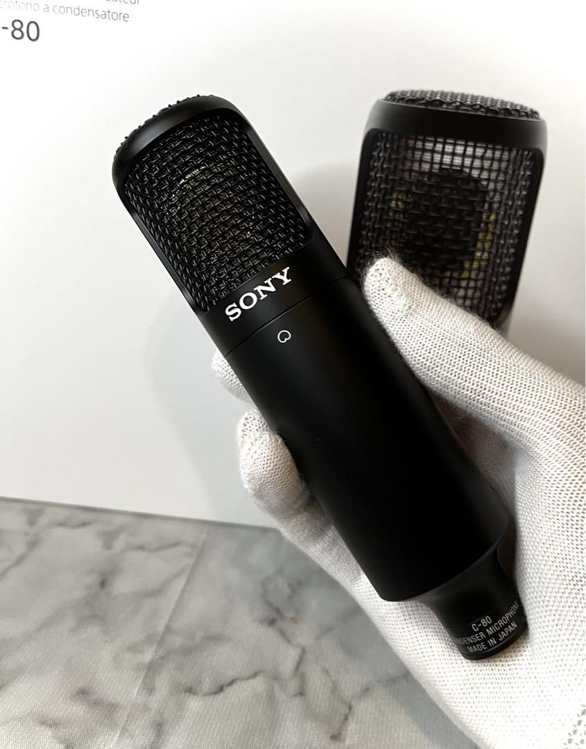 【美品】SONY C-80 単一指向性コンデンサーマイク