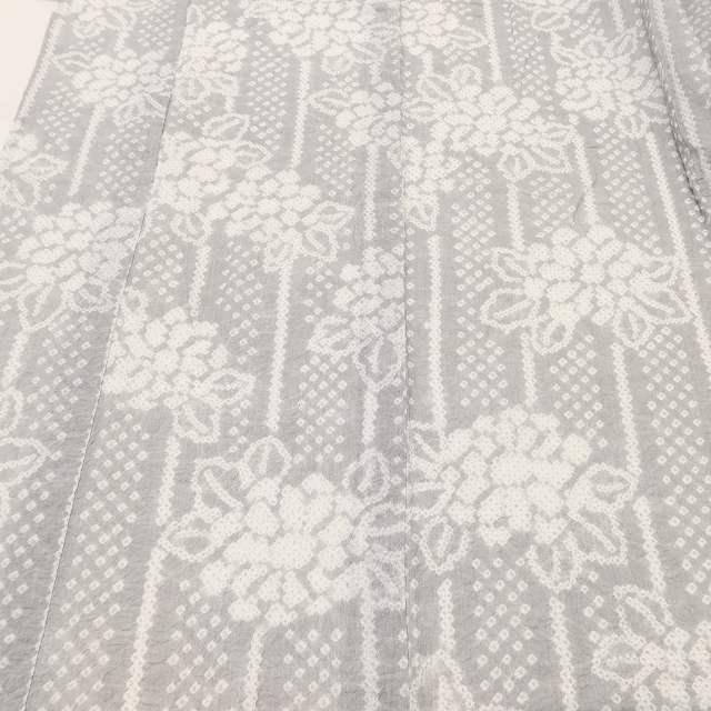 ☆専用☆美品 やまと誂製 有松鳴海絞り 綿 洗える着物“淡雪”高級浴衣I-14