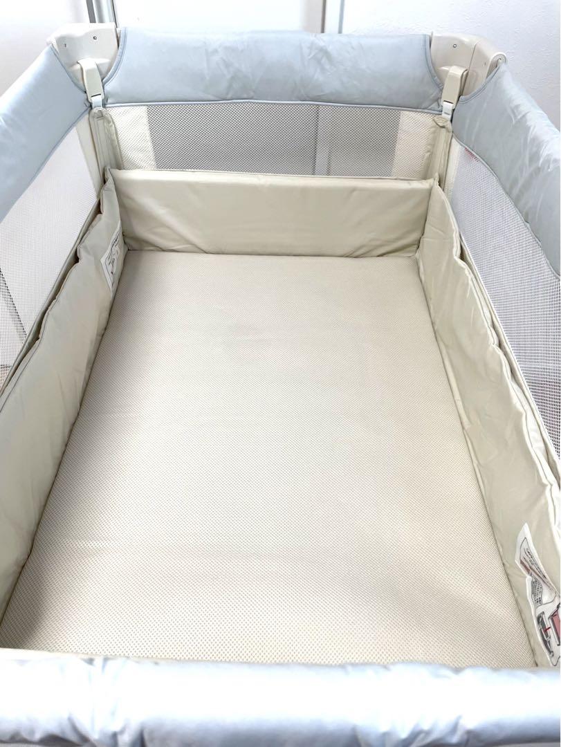 ★ゆー★☆美品☆ココネル エアー Aprica ホワイトグレー