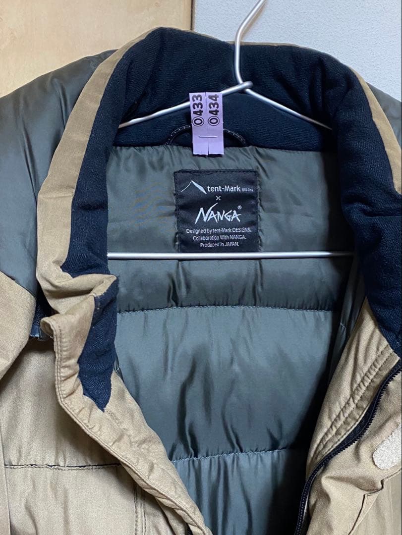 ナンガ テンマクデザイン コラボ ダウンジャケット 難燃 サイズM