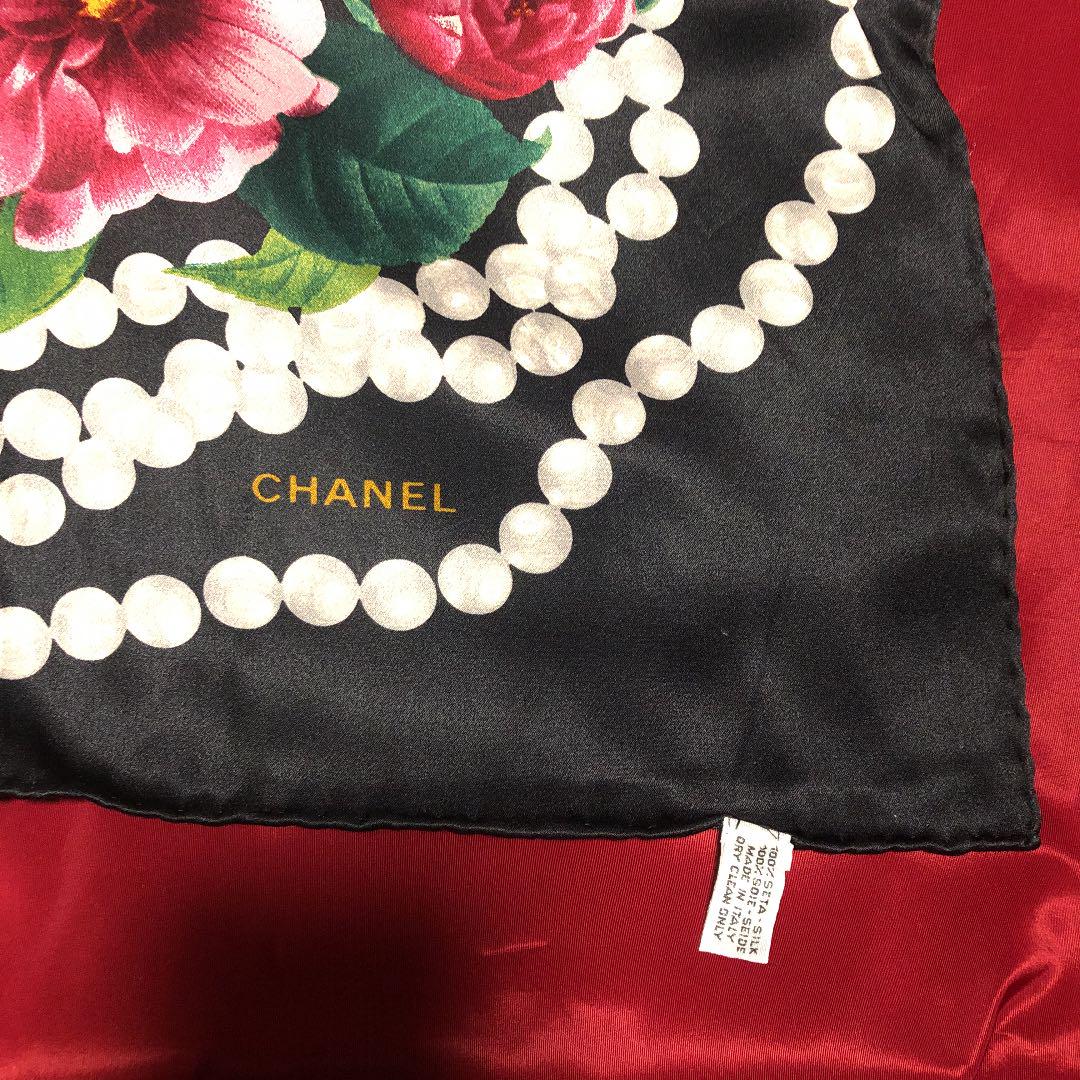 総合福袋 ヴィンテージ シャネル CHANEL イタリア製 シルク スカーフ バンダナ - バンダナ/スカーフ
