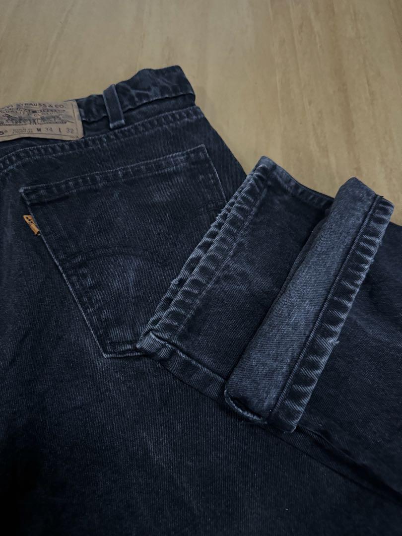 Levi’s 90s 505-4159 後染めブラック デニムパンツ ジーンズ