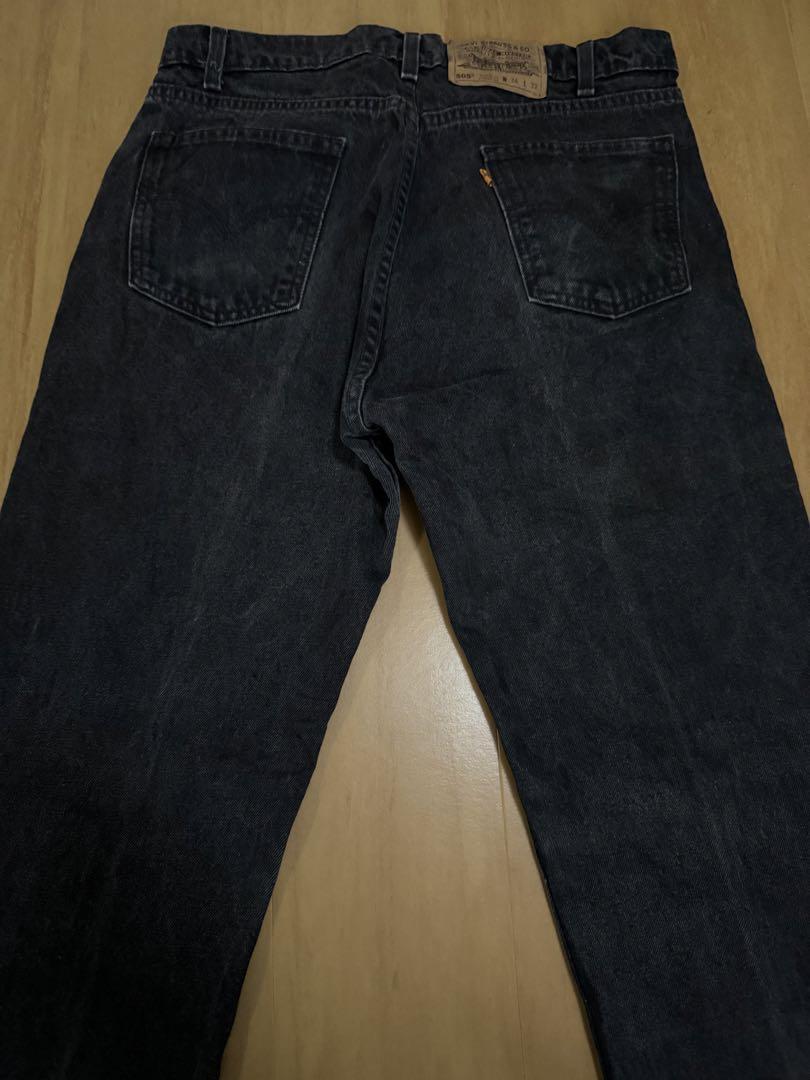 Levi’s 90s 505-4159 後染めブラック デニムパンツ ジーンズ