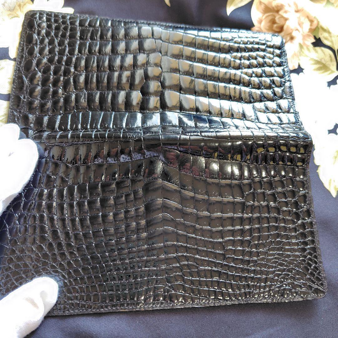 モラビト　MORABITO鰐革★無双長財布小銭入無　美品　箱付