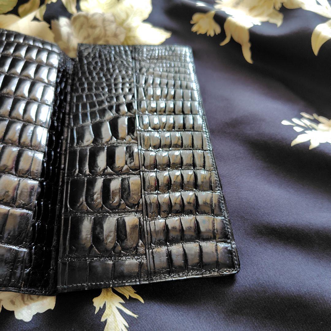モラビト　MORABITO鰐革★無双長財布小銭入無　美品　箱付