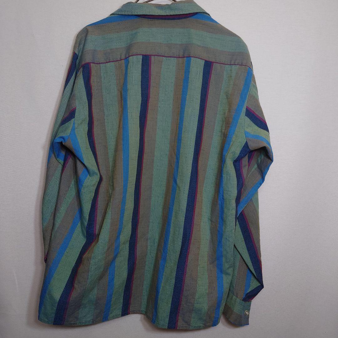60s 絣 カスリ マルチカラー オープンカラーシャツ ボードシャツ コットン 60s 絣 カスリ マルチカラー オープンカラーシャツ ボードシャツ コットン
