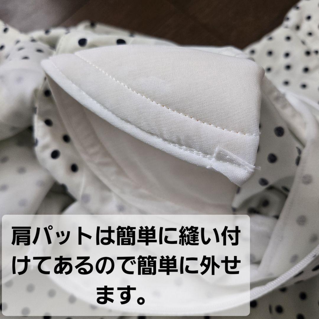 新品 銀座マギー AZABU INTERNATIONAL ドット柄ワンピース M