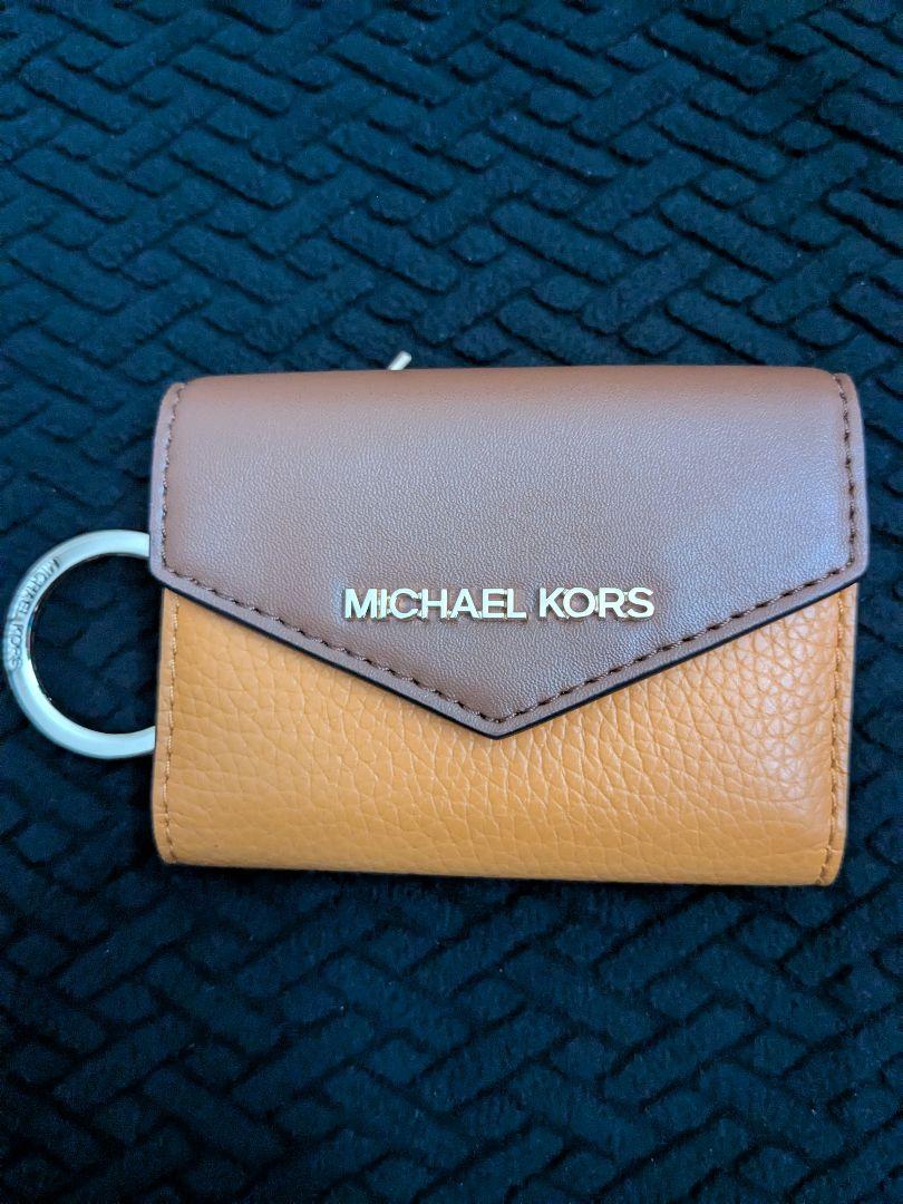 MICHAEL KORS レザーキーケース ブラウン/オレンジ 5,800円