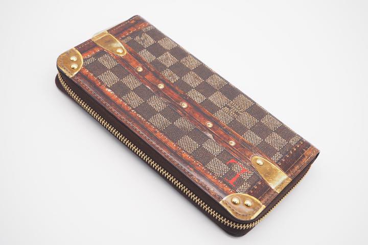 高品質新作 LOUIS ダミエ トランクタイム 美 nf0dR-m75679368296 VUITTON ラウンドファスナー長財布 品質保証SALE