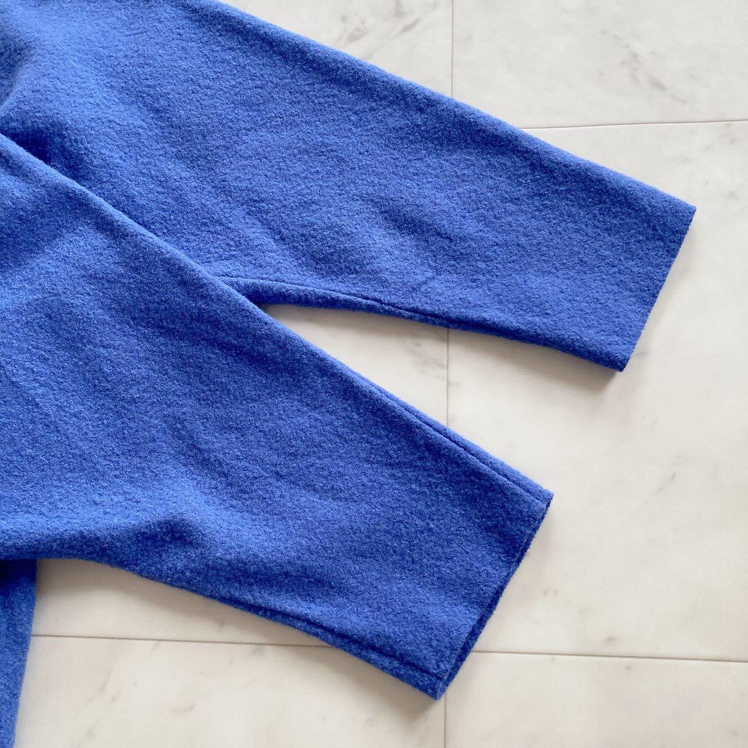 美品　ビアズリー　圧縮ジャージードルマンプルオーバー　ブルー