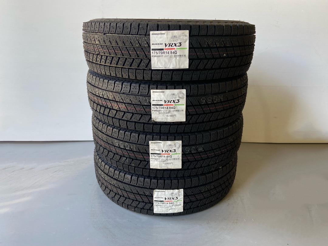 175/70R14 ブリザック VRX3 スタッドレスタイヤ 新品 本州送料無料