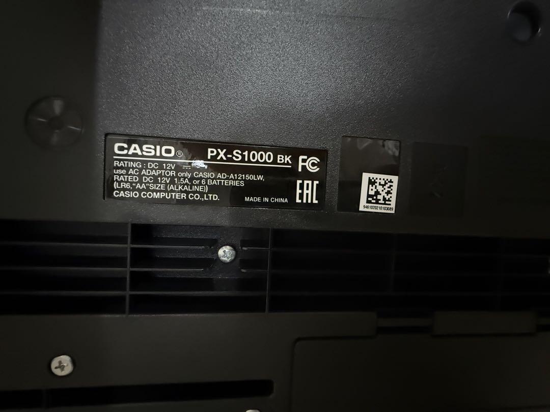 CASIO PriviaPX-S1000 88鍵 デジタルピアノ ブラック