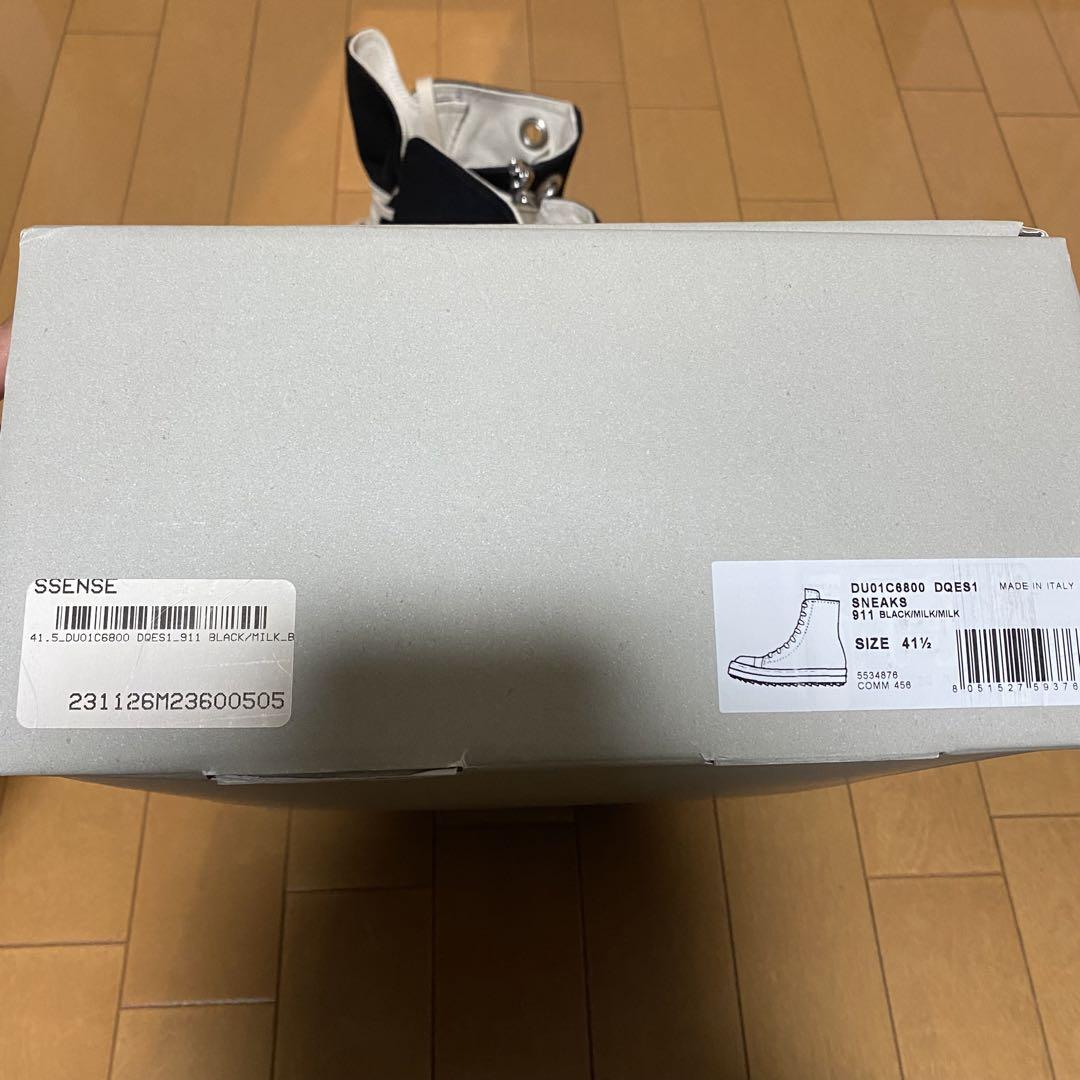 RICK OWENS DRKSHDW SNEAKERS 41.5 ラモーンズ