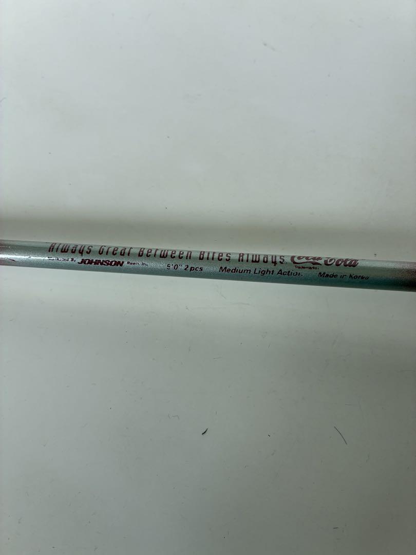 希少　オールド　コカコーラ　スピンキャストリール　コーラ缶型 リール　ロッド