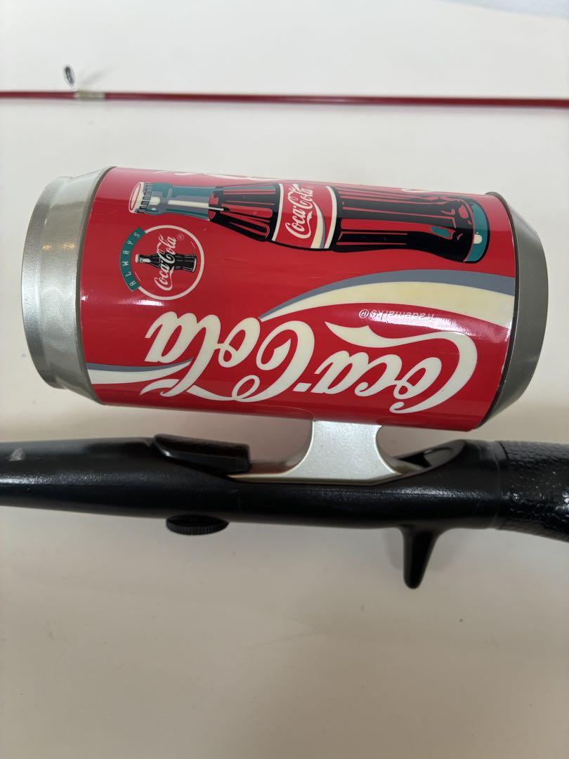 希少　オールド　コカコーラ　スピンキャストリール　コーラ缶型 リール　ロッド