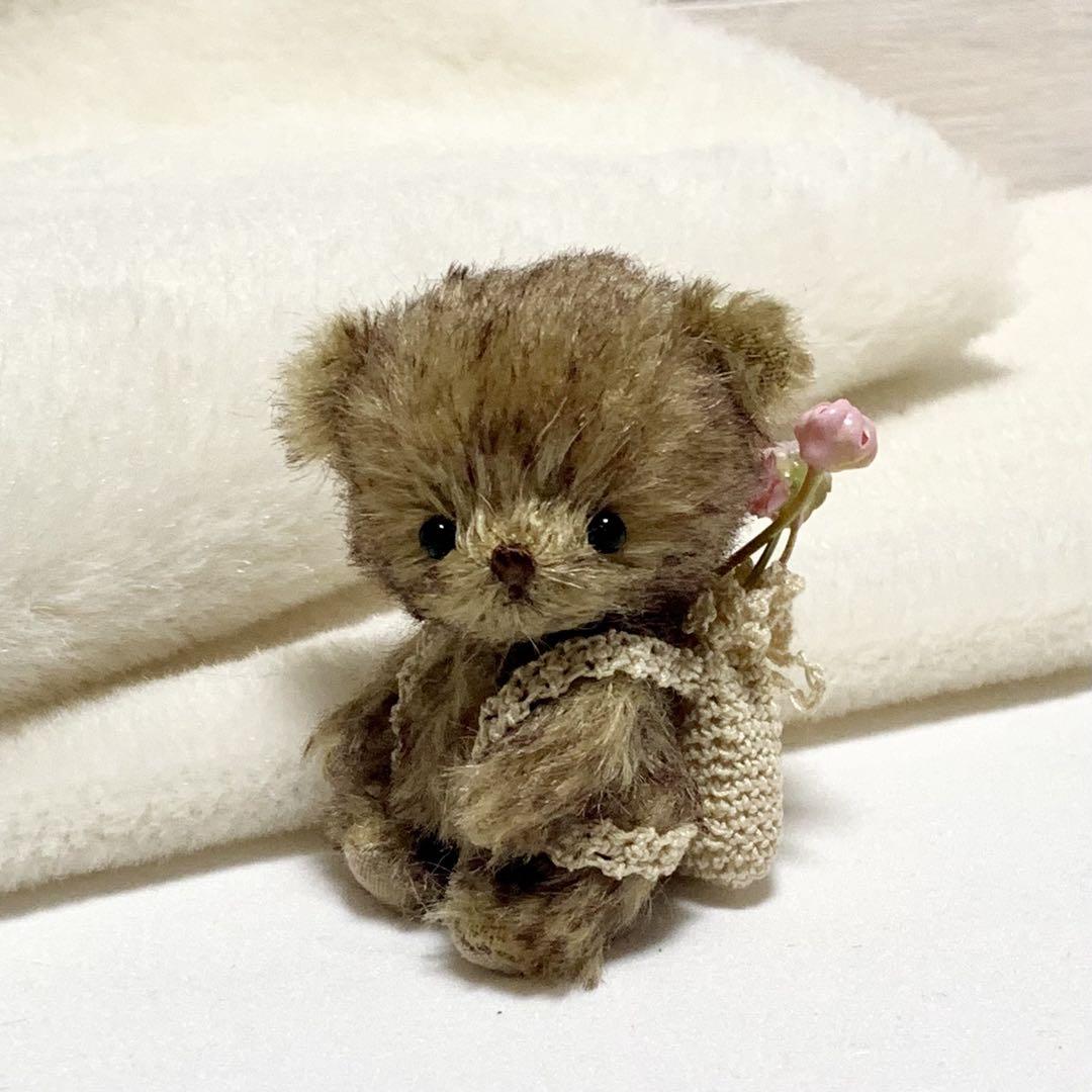 テディベア 小さなくま 熊 茶色毛 シュタイフ ぬいぐるみ リュックサック