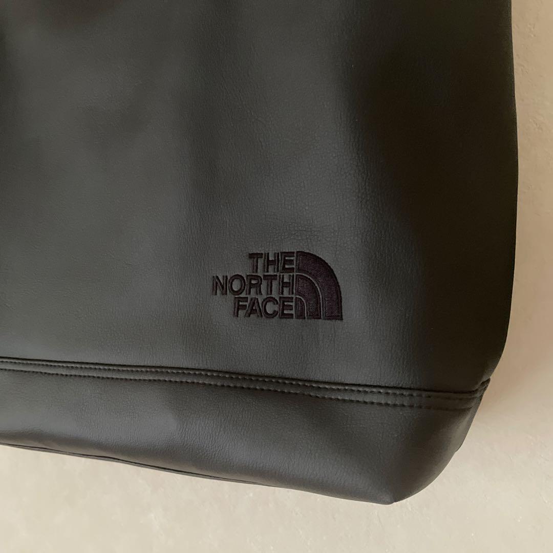 THENORTHFACE チューニングレザーブラック トートバッグノースフェイス