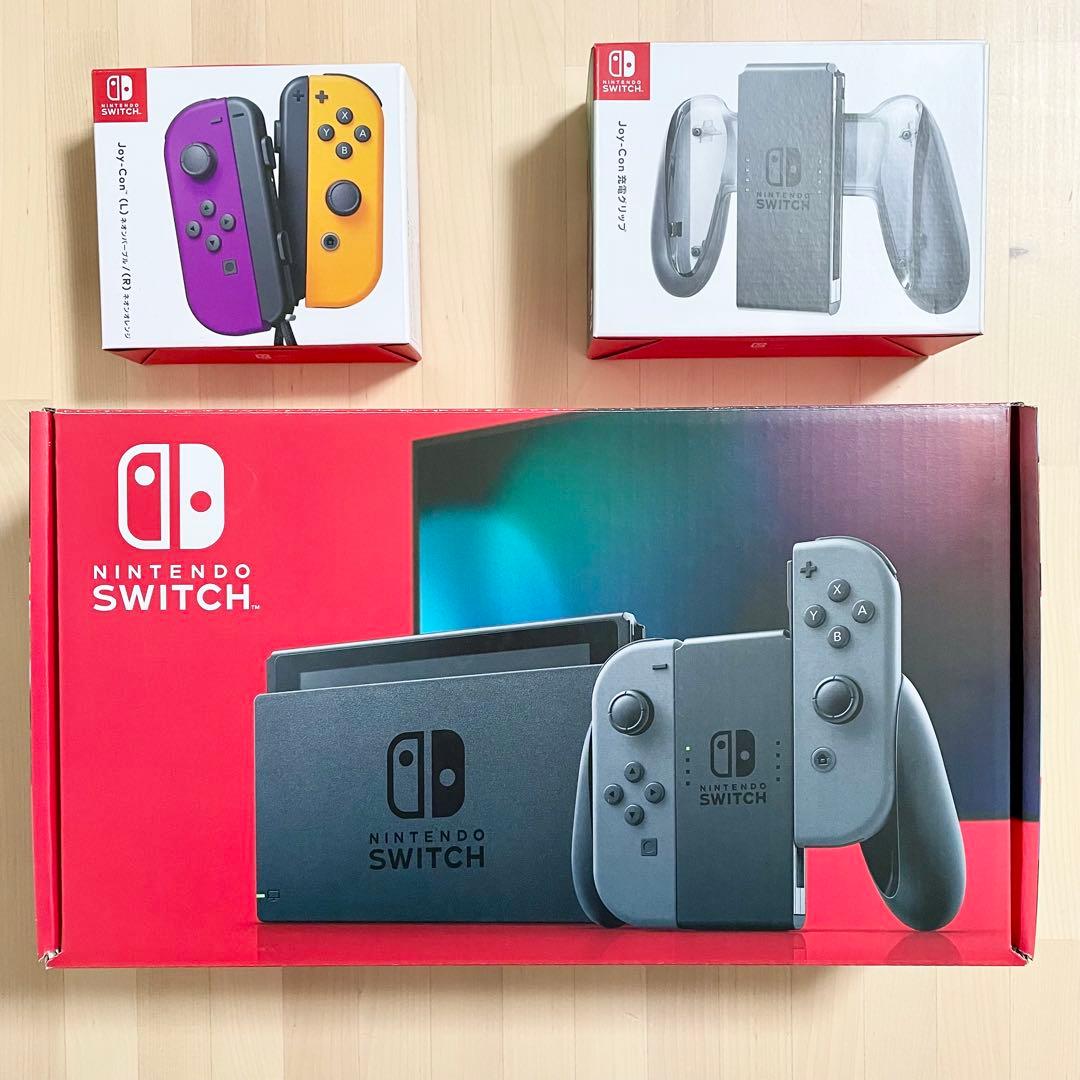 Nintendo Switch 本体 Joy-Con付き 充電グリップ み任天堂