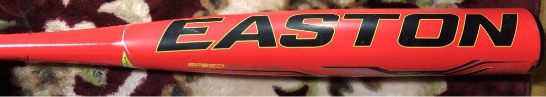 EASTON 赤 バット　83センチ軟式