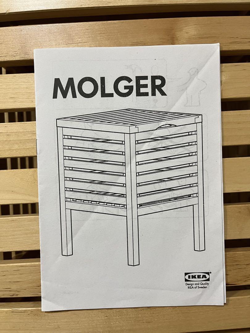 木製ベンチ イケア MOLGER（モルゲル）