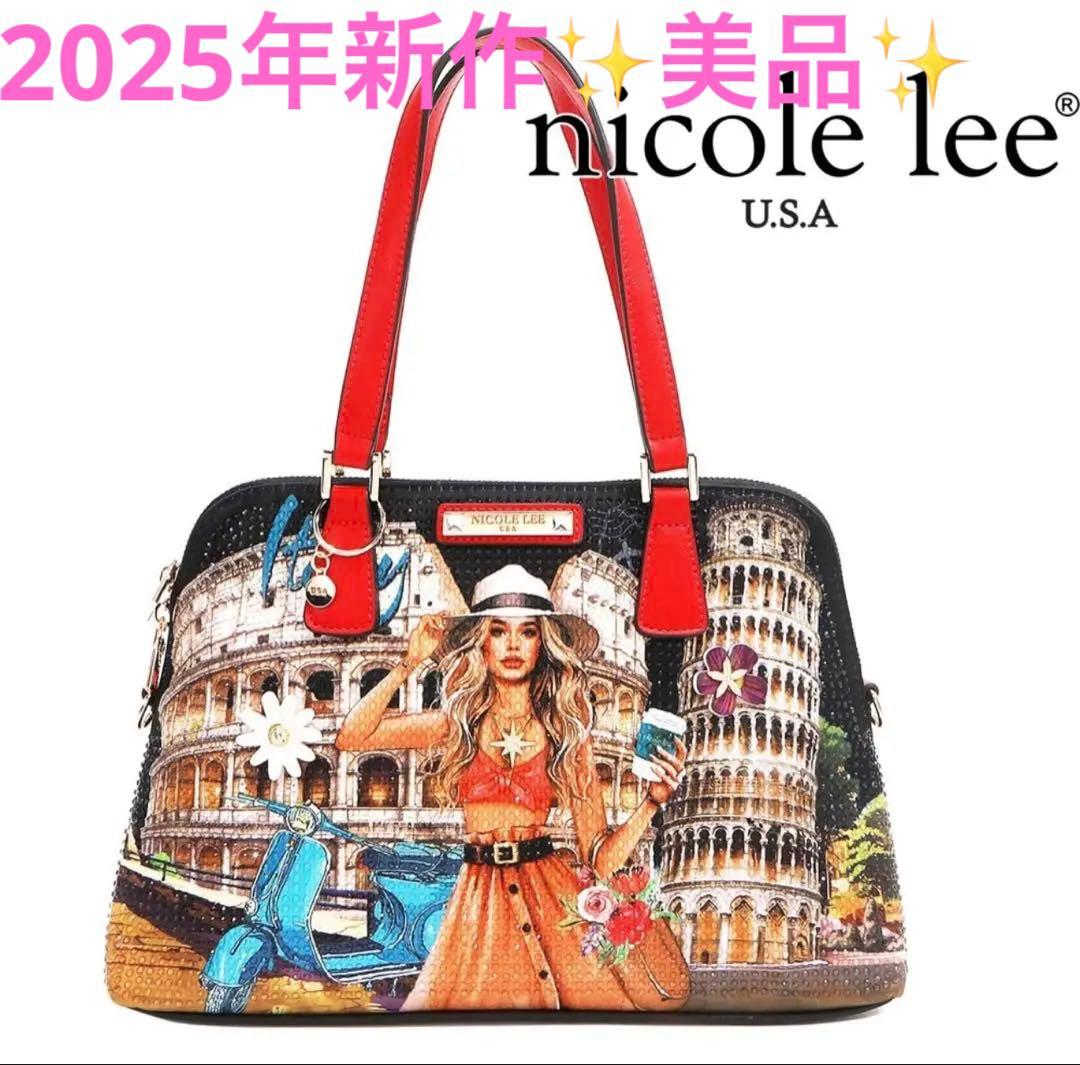9/15迄　2025新作✨美品✨nicole lee ハンドバッグ　ニコールリー