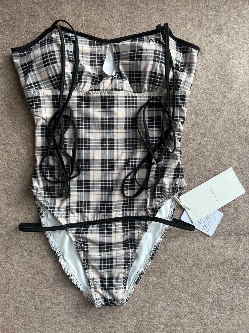andmary アンドマリー Nadia check swimsuit - メルカリ