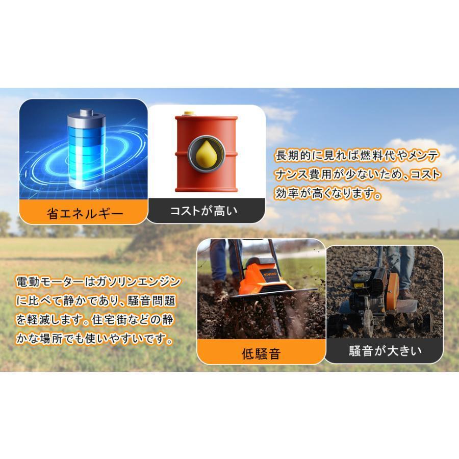 電動耕うん機 電気耕運機 1000W 電動耕運機 小型 軽量電気カルチベーター