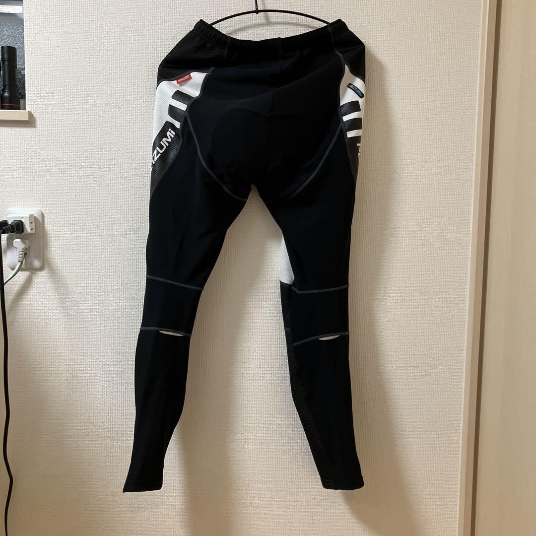 PEARL IZUMI レーサーパンツ 黒/白 ウインドブレーク　美品
