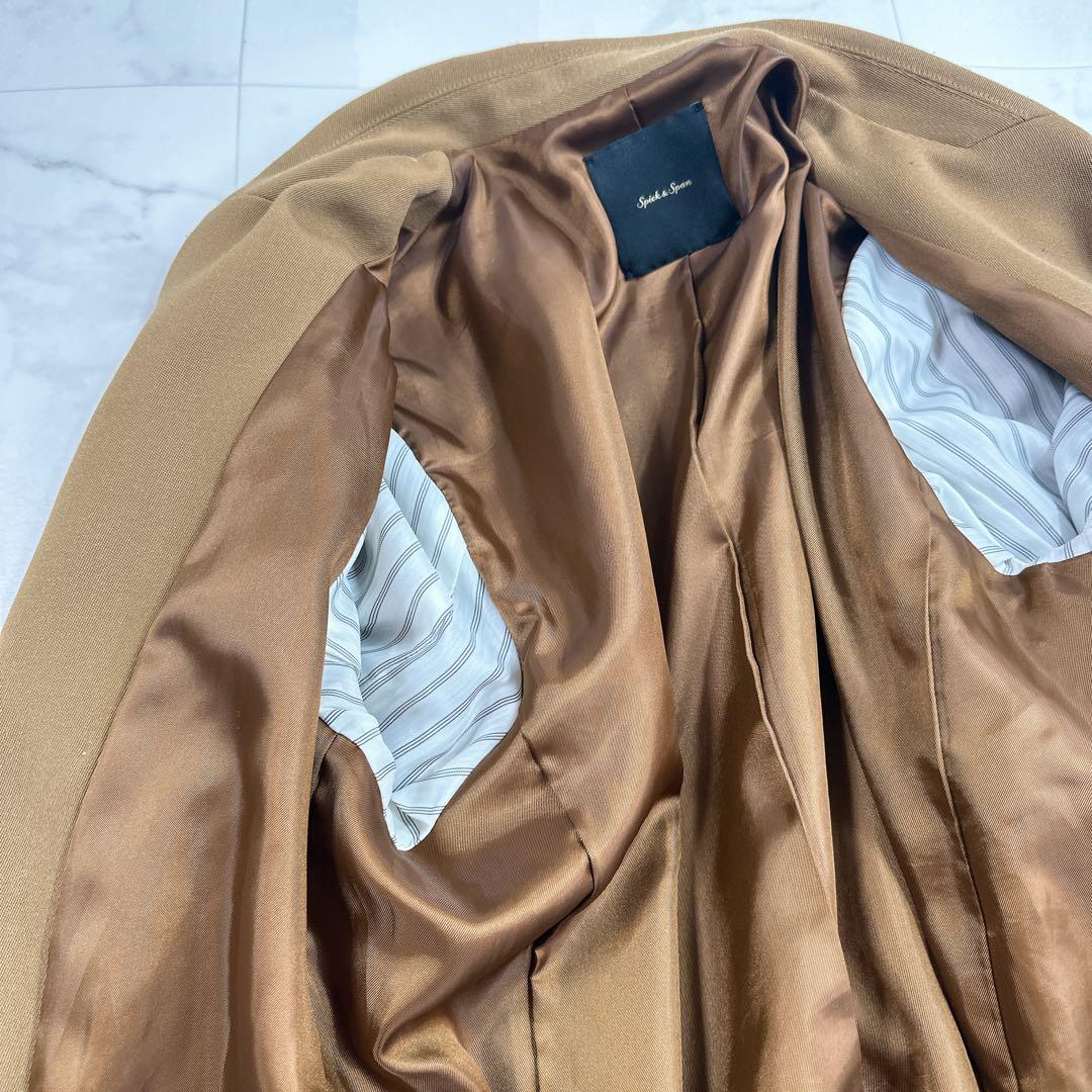 美品 スピック&スパン テーラードジャケット ダブル ブラウン