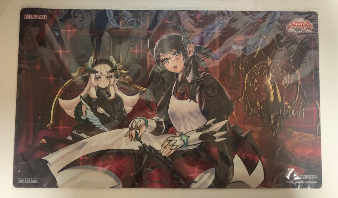 特別価格 遊戯王 韓国 絵違い プレイマット ドラゴンメイド・ハスキー 遊戯王OCG デュエルモンスターズ