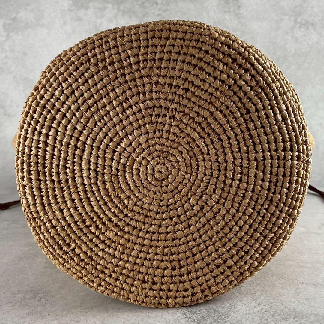 美品 2way 内袋付✨HELEN KAMINSKI ラフィアトートバッグ カゴ