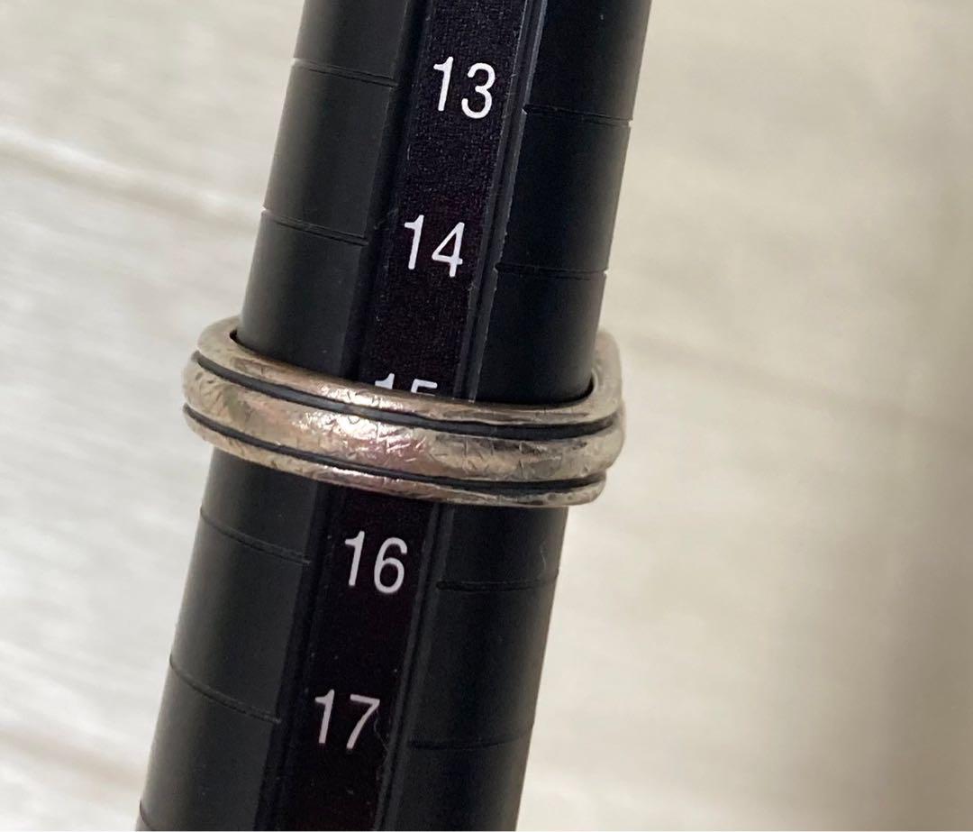 ロイヤルオーダーシルバー✖️18金　リング　中古