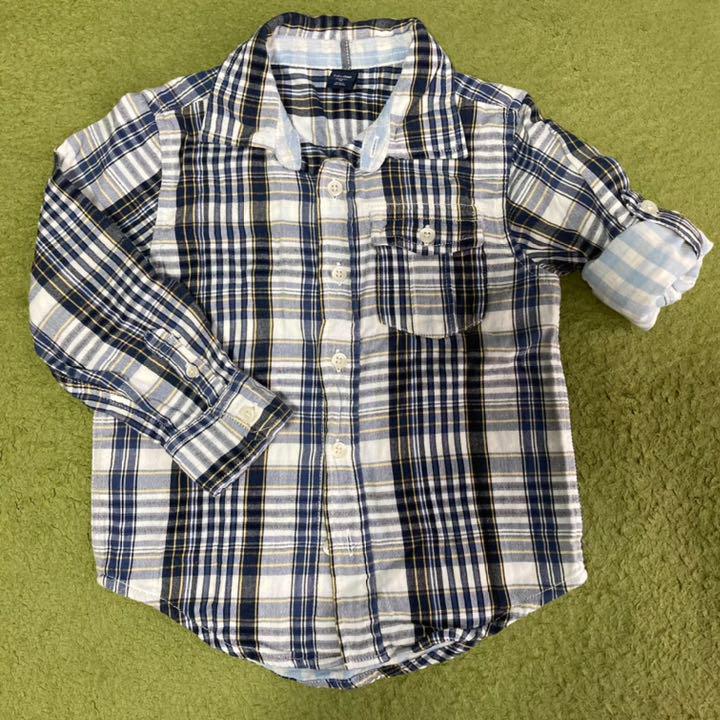 国内正規総代理店アイテム】 GAP】チェックシャツ 【baby - トップス 国内正規総代理店アイテム】 GAP】チェックシャツ 【baby - トップス