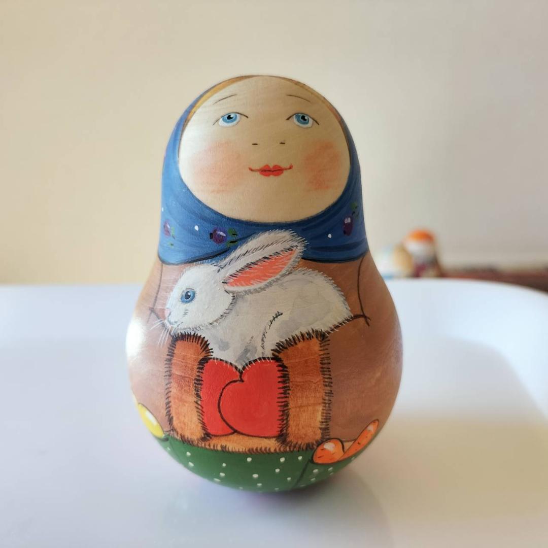 代引可】 【BOA002】9cm級 おきあがりこぼし(大) タチヤーナ・ボボワ