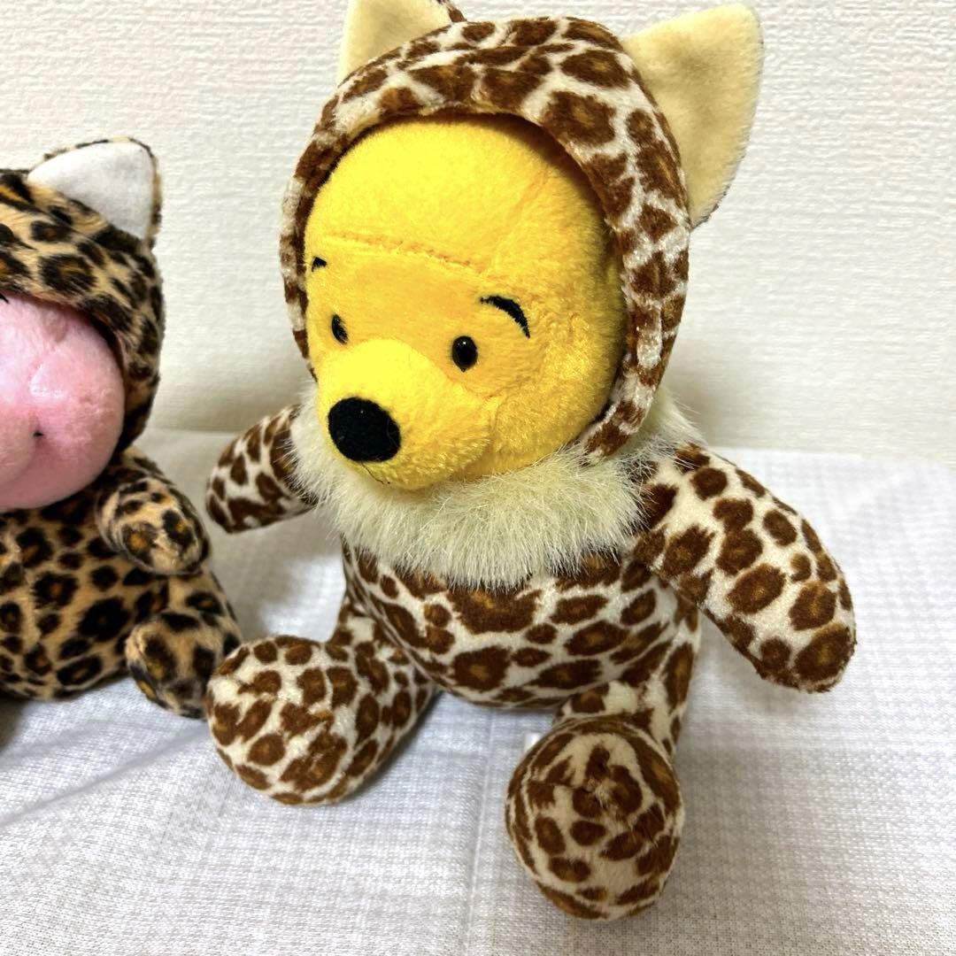 くまのプーさん ピグレット ヒョウ柄 ぬいぐるみ セット - メルカリ