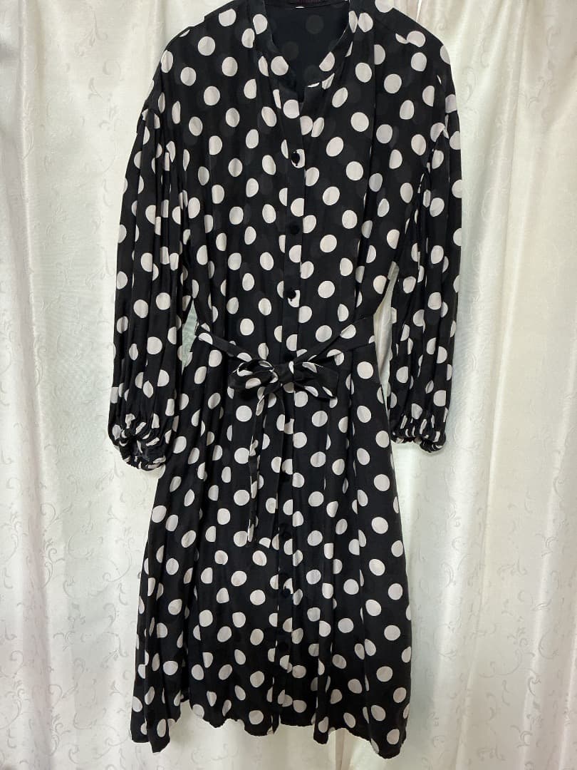 トモローランドドット柄水玉リボンワンピースFREE SIZE