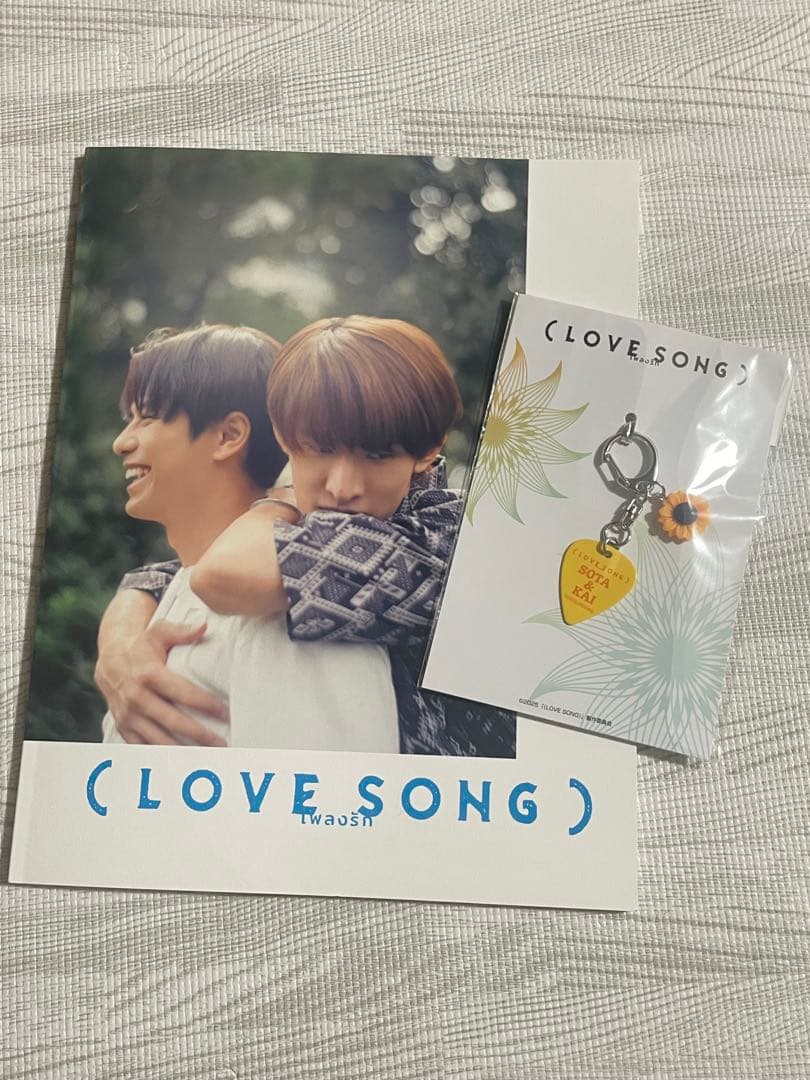 LOVE SONG パンフレットとキーホルダーセット目立った傷や汚れなし