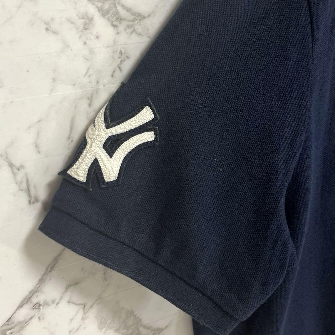 【美品】ラルフローレン×MLB　ヤンキース・コラボ・ロゴシャツ・ポロベア・M 美品】ラルフローレン×MLB ヤンキース・コラボ・ロゴシャツ