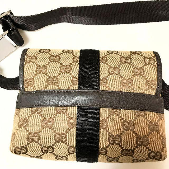 【未使用品】GUCCIウエストポーチ☆ショルダーバッグ☆袋付き♪