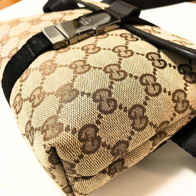【未使用品】GUCCIウエストポーチ☆ショルダーバッグ☆袋付き♪