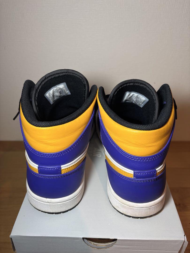 シューズ(男性用) NIKE AIR JORDAN1 MID LAKERS 26.5cm