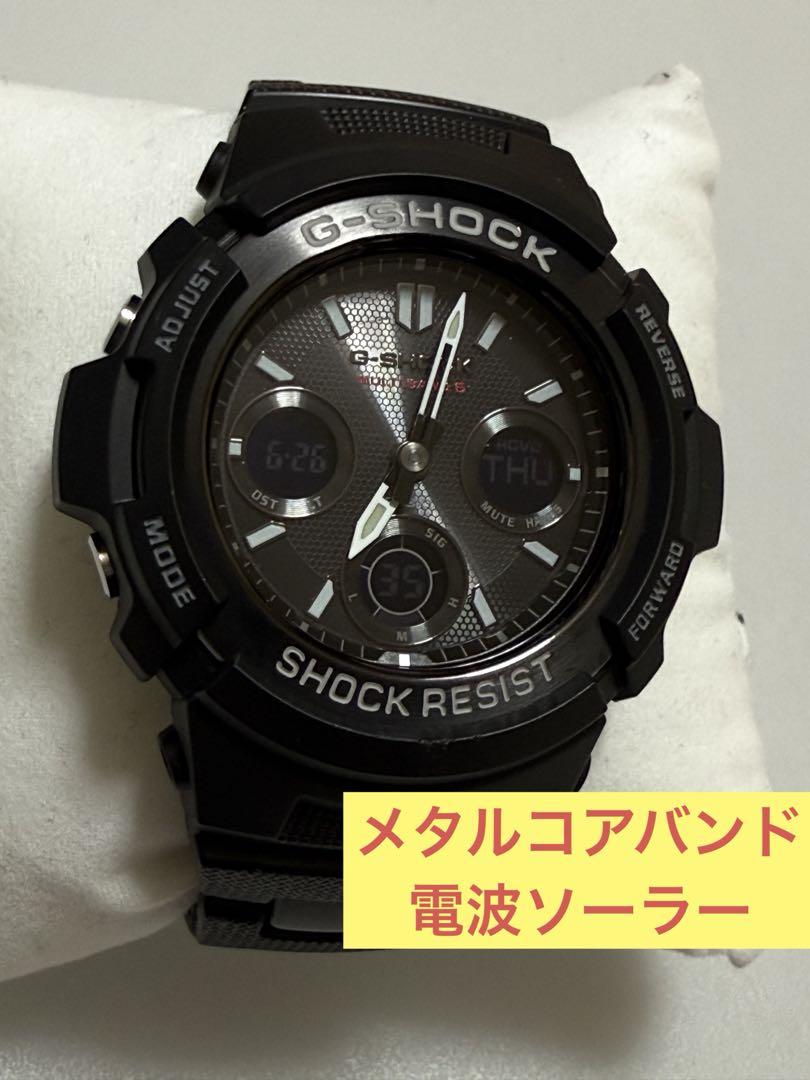 カシオG-SHOCK メタルコア　AWG-M100SBC-1AJF ベルト短め
