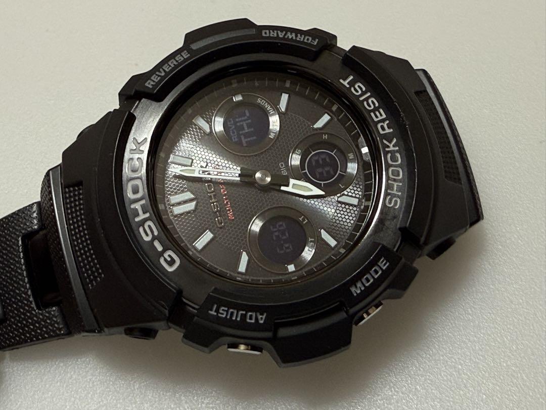 カシオG-SHOCK メタルコア　AWG-M100SBC-1AJF ベルト短め